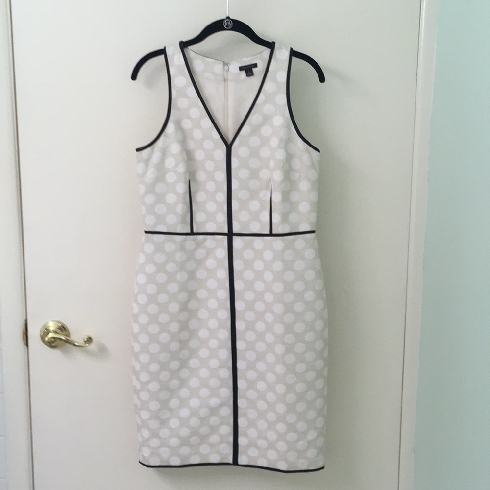 Ann Taylor Polka Dot Sleeveless Dress
